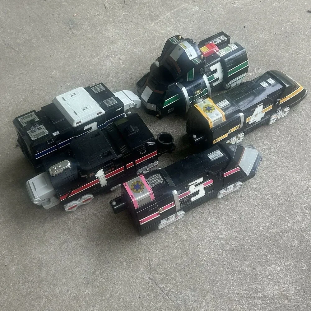 Power Rangers Lightspeed Rescue DX Grand Liner Super Train Go Go Five Megazord